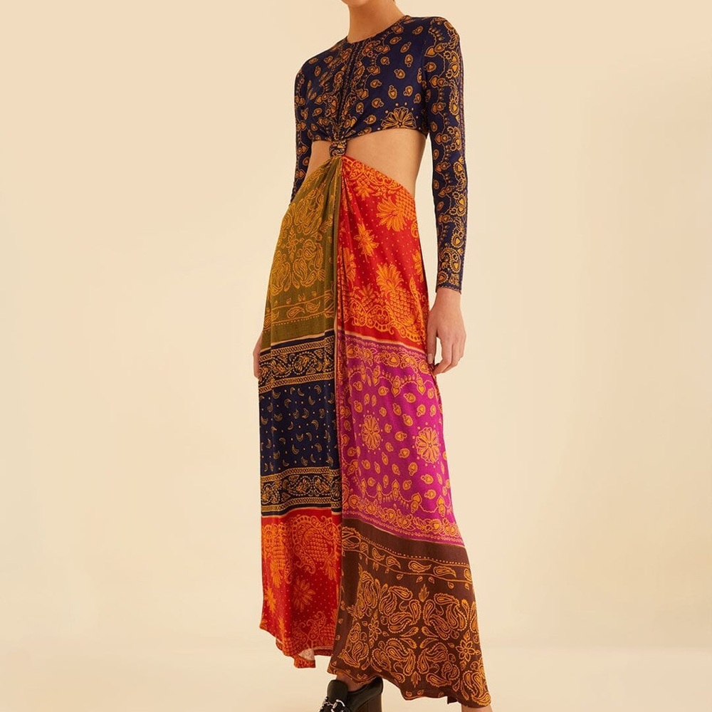 FARM Rio Gorgeous Bandana Dress
